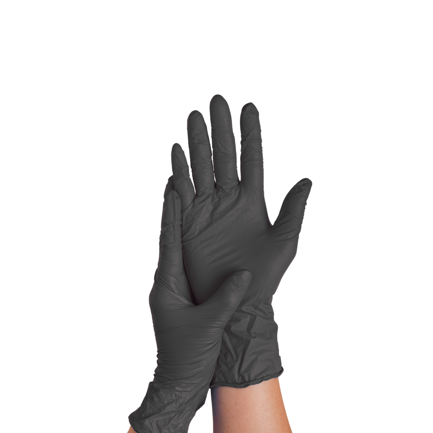 Guantes desechables de nitrilo Negro